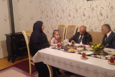 Masallı: icra başçısı şəhid qardaşların ailəsini ziyarət edib