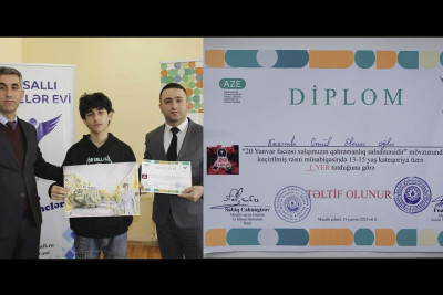 Masallılı məktəbli regional müsabiqənin qalibi olub