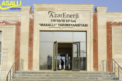 Beş rayonu elektrik enerjisi ilə təmin edən yarımstansiya təmir olunur