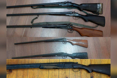 Masallı sakinləri qanunsuz saxladıqları ov silahlarını polisə təhvil veriblər