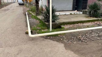 Hənifə Abdullayev küçəsinə yeni qaz boruları çəkilir