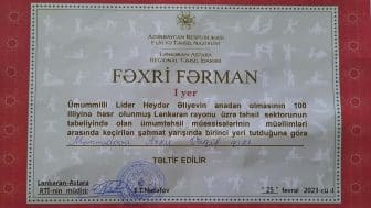 Lənkəran: 4 nömrəli məktəbin müəllimi şahmat yarışında qalib olub