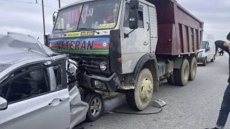 Bakı-Salyan yolunda qəza