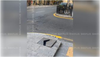Masallıdan Bakıya gələn gənc kanalizasiya quyusuna düşdü 