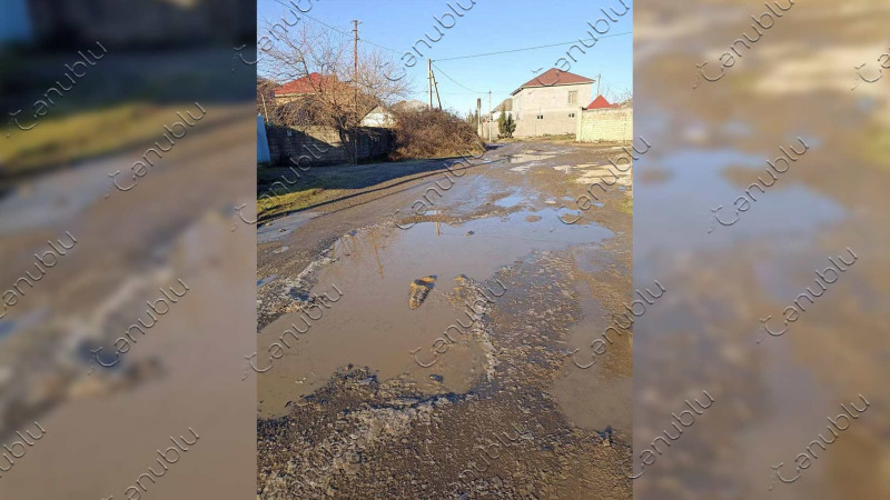 Lənkəran: 18-ci məhəllənin yolları palçıq içindədir