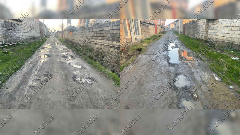 Lənkəran: sakinlərin narazıçılığına səbəb olan asfalt örtüyü