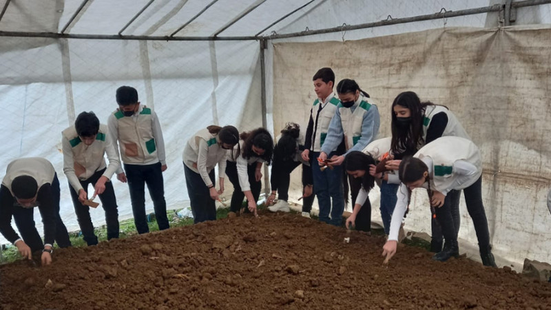 Lənkəranlı şagirdlər bir günlük arxeoloji araşdırmalar təlimində iştirak ediblər