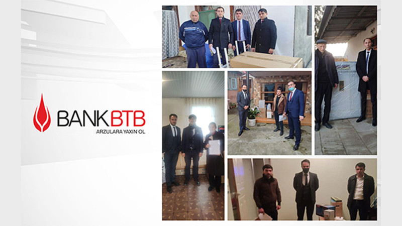 Bank BTB aztəminatlı ailələri sevindirməyə davam edir