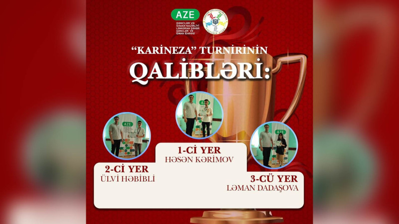 Lənkəran: “Karineza” turnirinin qalibləri mükafatlandırılıb