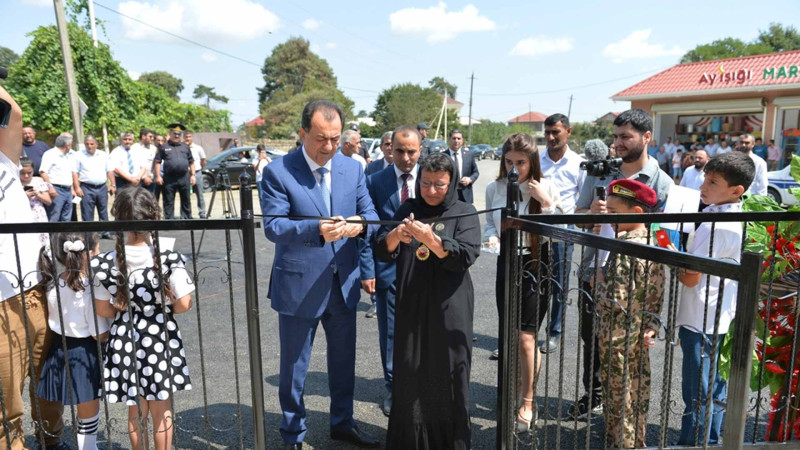 Lənkəran: Zaur İsmayılzadənin xatirəsinə bulaq abidəsi inşa olunub