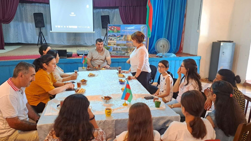 Astara: Birinci Qarabağ müharibəsinin qazisi ilə görüş keçirilib