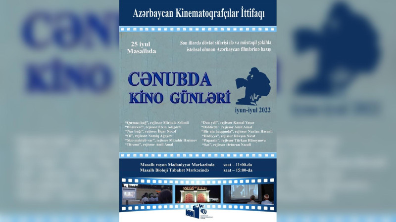 “Cənubda kino günləri” layihəsi Masallıda davam edir
