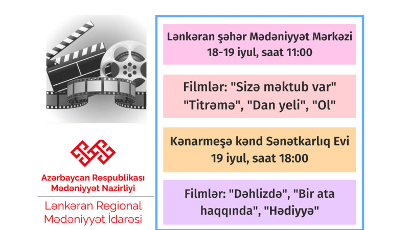 Lənkəranda kino günləri keçiriləcək