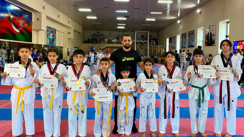 Masallı: taekvonduçularımız ölkə turnirində 9 medal qazanıblar
