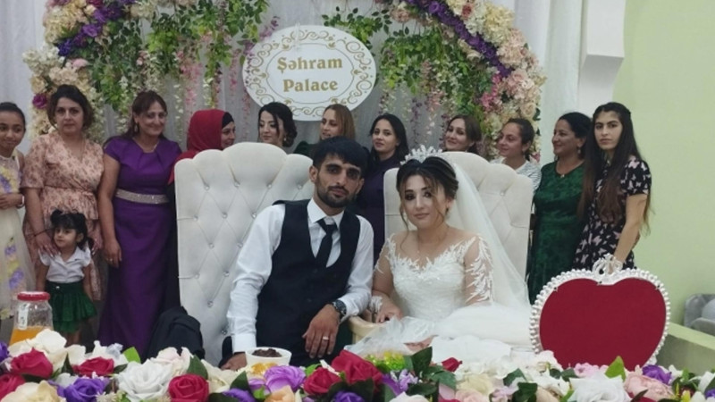 Astara: gözünü itirən qazimiz Orxan Əlizadə ad günündə toy edib