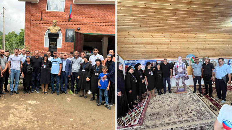 Astara: deputat Adil Əliyev Pəncəli Teymurovun ev-muzeyini ziyarət edib