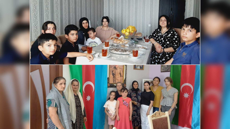 Lənkəran: şəhidlərimizin ailələri ziyarət olunublar