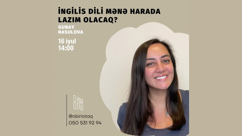 Lənkəran: ingilis dilini öyrənmək istəyənlər üçün şad xəbər