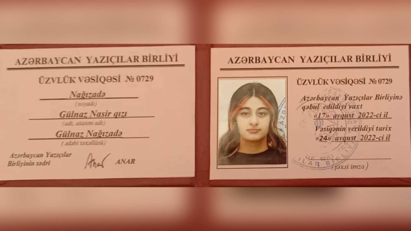 Yazıçılar Birliyinin ən gənc Masallılı üzvü