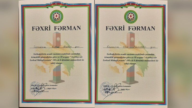 Astara Heydər Əliyev Mərkəzinin əməkdaşları təltif olunublar