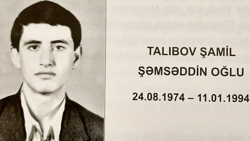 Astara: bu gün şəhid Şamil Talıbovun mövlud günüdür