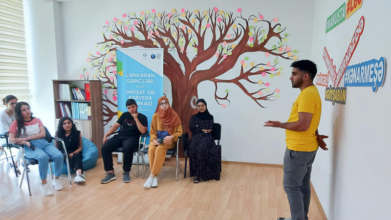 Lənkəranda Gənclərin sosial iştirakçılığı adlı təlim baş tutub