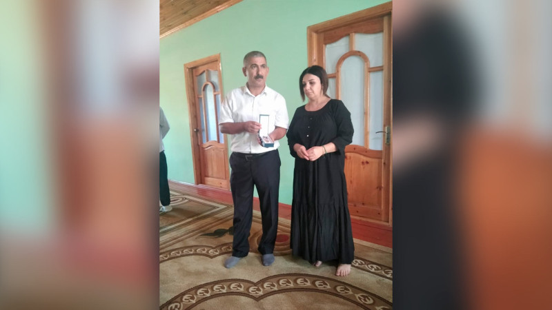 Masallı: şəhid Kənan Şahbazovun ordeni ailəsinə təqdim edilib