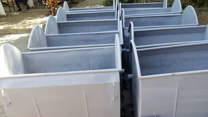 Masallı: şəhərə 20 ədəd məişət tullantıları yeşiyi gətirilib