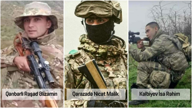 Cənub: daha üç igidimiz şəhid olub