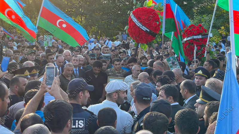 Astara şəhid Cəmil Qurbanzadə ilə vidalaşır