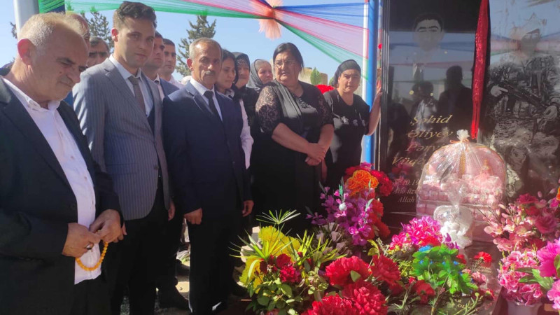 Masallı: şəhid Pərvin Əliyevin ildönümü mərasimi keçirili