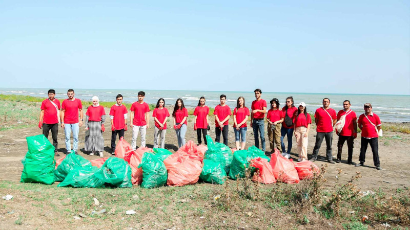 Astarada Xəzərin təmizlənməsi ilə bağlı aksiya keçirilib