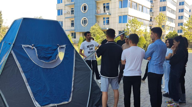 Lənkəran gəncləri “Düşərgə adamı” layihəsində iştirak ediblər