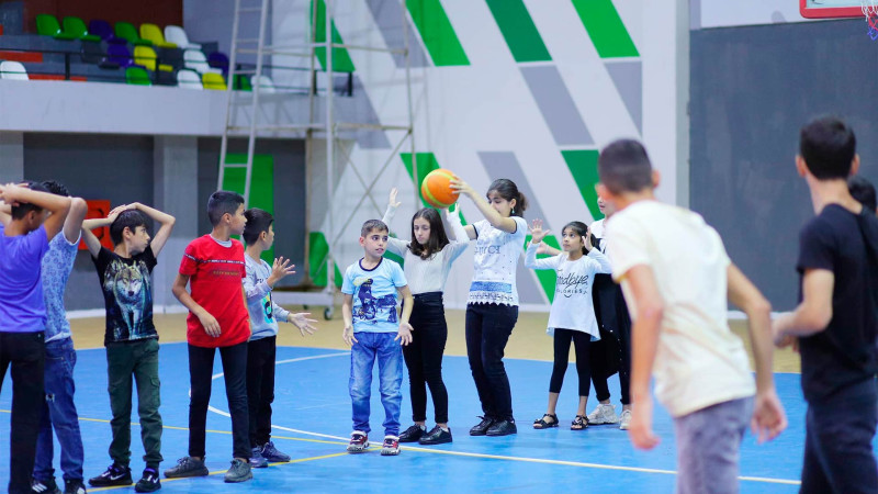 Lənkəranda uşaq evinin körpələri üçün maraqlı tədbir