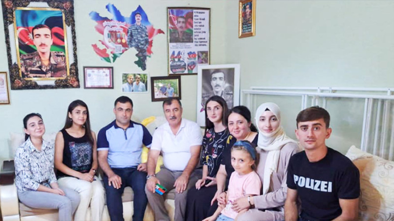 Lənkəran: Vətən müharibəsi şəhidi Vüsal Kazımovun ailəsi ziyarət olunub
