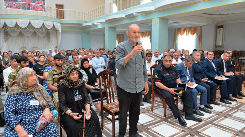 Lənkəran: icra başçısı Liman şəhər sakinləri ilə görüşüb