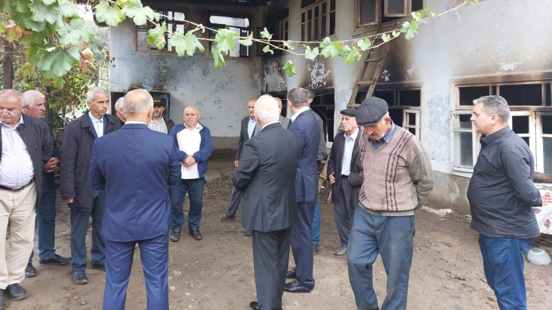 Masallı: icra başçısı yanan evdə olub