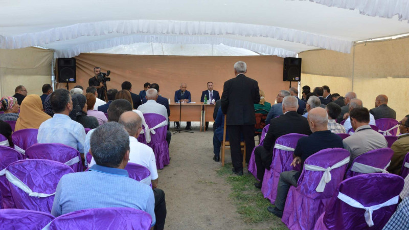 Masallı: RİH başçısı Sərçuvar kənd sakinləri ilə görüşüb