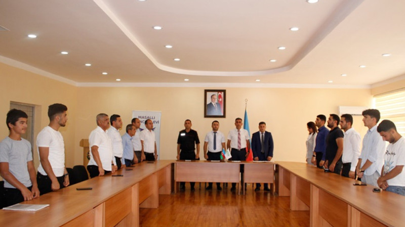 Masallıda gənclərə insan alveri mövzusunda təlim keçirilib