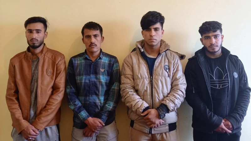 Cəlilabadın Gülməmmədli kəndi yaxınlığında sərhədi pozan Əfqanıstan vətəndaşları saxlanılıblar