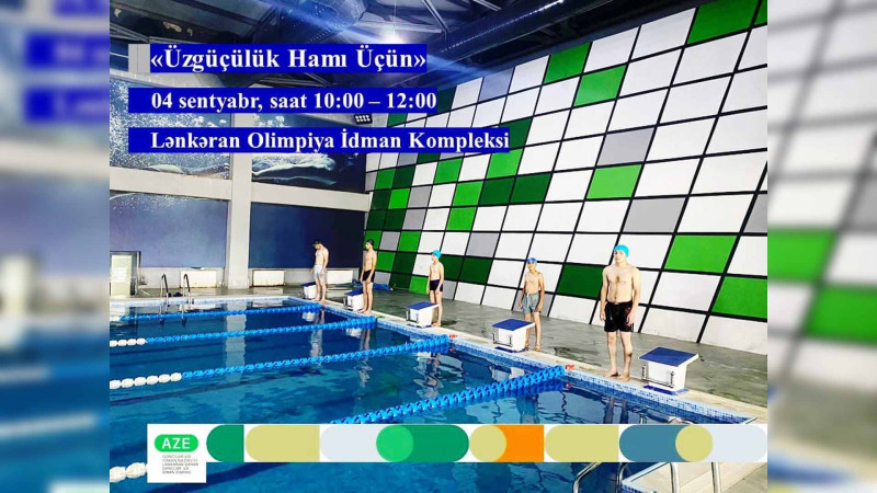 Lənkəranda “Üzgüçülük hamı üçün” adlı açıq idman tədbiri keçiriləcək
