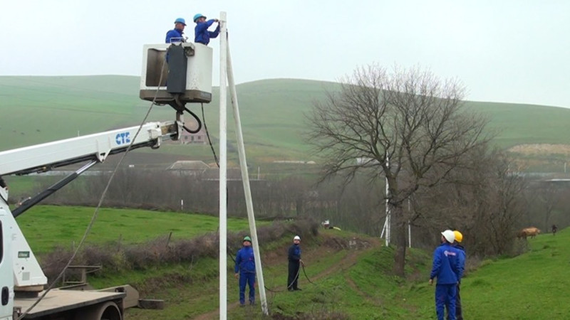 Cəlilabad: elektrik təminatında yenidənqurma işləri aparılır