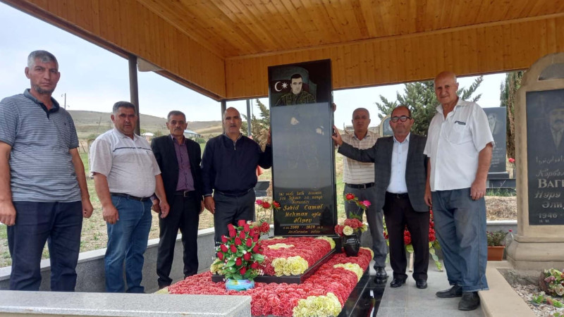 Cəlilabad: mədəniyyət işçiləri şəhid ailəsini ziyarət ediblər