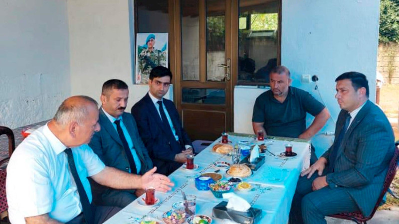 Astara: qəhrəman şəhid Cəmil Qurbanzadənin ailəsi ziyarət olunub