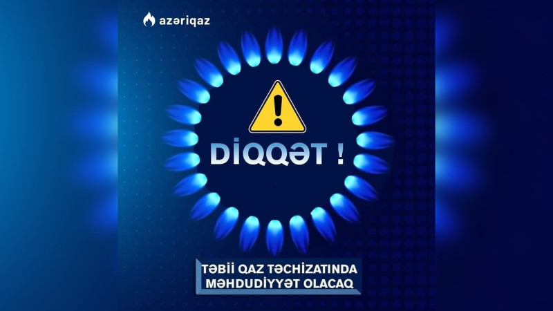 Masallı: 5800 abonentin qaz verilişində fasilə yaranacaq