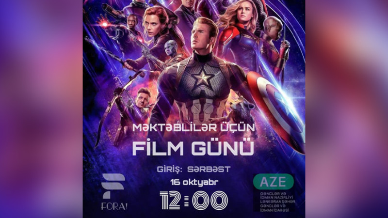 Lənkəran: məktəblilər üçün ödənişsiz film nümayiş olunacaq