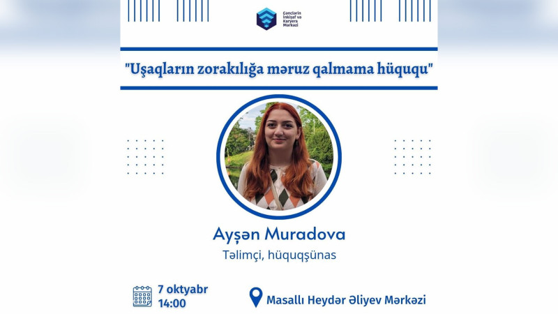 Masallı: “Uşaqların zorakılığa məruz qalmama hüququ” adlı təlim