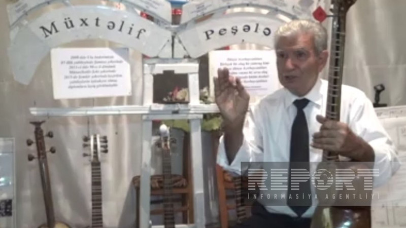 Cəlilabad sakini qeyri-adi musiqi alətləri hazırlayır