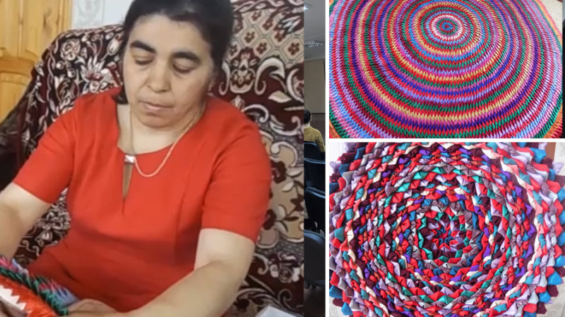 Qədim el sənəti olan qurama ustası Hicran Əhmədova