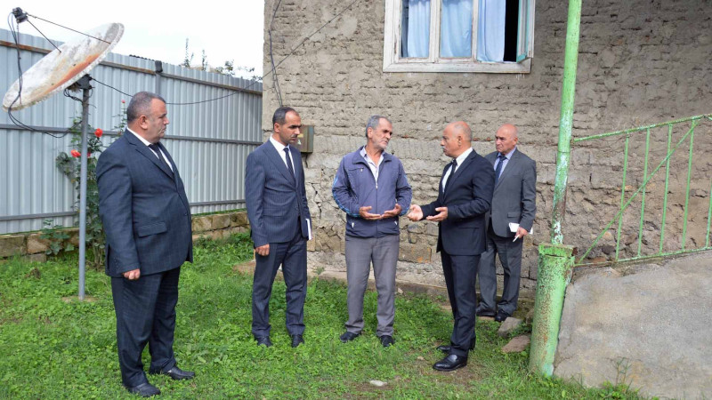 Masallı: icra başçısı Tüklə kəndində şəhid ailəsini ziyarət edib